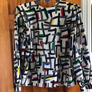 Abstract blouse